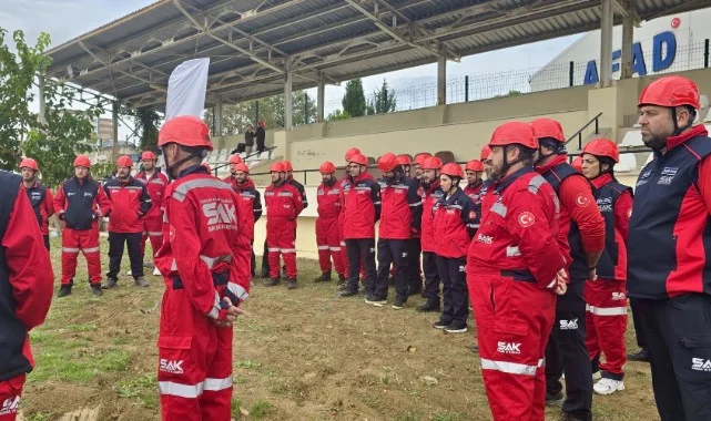 Samsun’un Arama Kurtarma Ekibi Afetlere Karşı Hazır