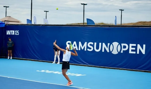 Uluslararası Samsun Open WTA 125 Tenis Turnuvası Büyük Bir Heyecanla Devam Ediyor