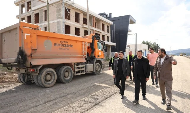 Başkan Halit Doğan'dan Yol Çalışmalarına Yakın Takip 