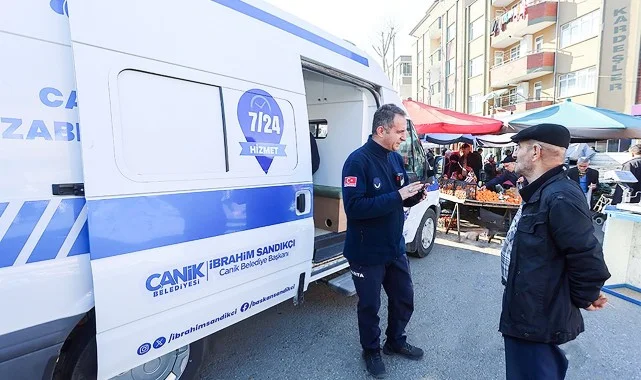 Canik'te Semt Pazarlarına Sıkı Takip