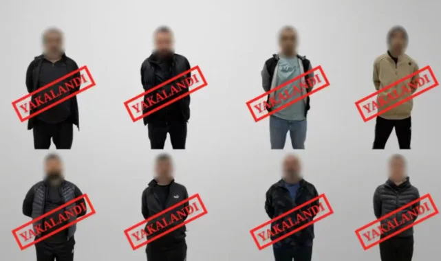 Kırmızı Bültenle Aranan 8 Firari Gürcistan'da Yakalandı ve Türkiye'ye Getirildi