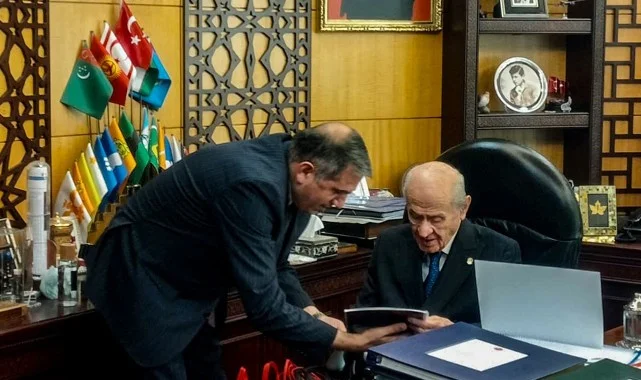 MHP Samsun İl Başkanı Burhan Mucur, Bahçeli’yi Ziyaret Etti