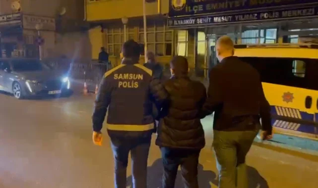 Samsun'da 12 Yıl 9 Ay 22 Gün Kesinleşmiş Hapis Cezası Bulunan Firari Yakalandı