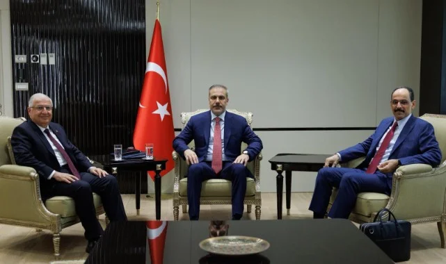 Bakan Fidan, Bakan Güler ve MİT Başkanı Kalın’dan Suriye’ye Ziyaret