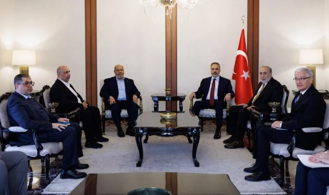 Bakan Fidan, Hamas Heyetiyle Ankara’da Gazze Gündemini Ele Aldı