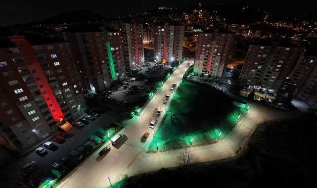 Canik Sokakları Tasarruflu Aydınlatma Sistemleriyle Aydınlık ve Güvenli