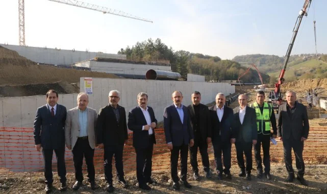 Dr. Mehmet Muş, Samsun'daki İçme Suyu Arıtma Tesisi İnşaatını İnceledi