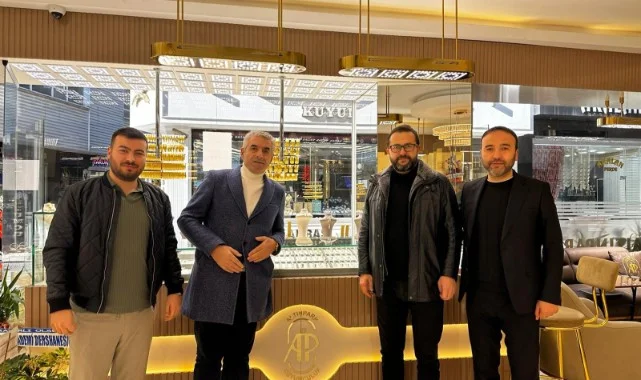 Said Çetintaş’tan Altınpark Kuyumculuk’a Tebrik Ziyareti 