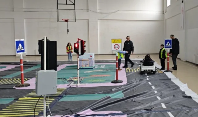 Samsun Çarşamba’da Öğrencilere Uygulamalı Trafik Eğitimi