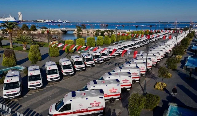 Samsun’da Sağlık Hizmetlerine 100 Ambulanslık Dev Yatırım