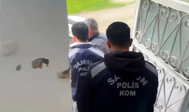 Samsun'da Saklandığı Evde Yakalanan Hükümlü Cezaevine Gönderildi