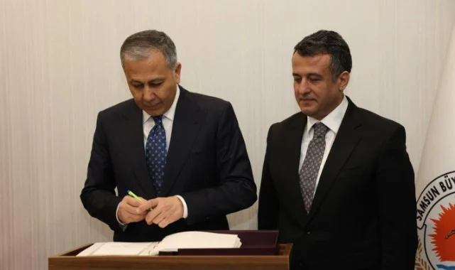 Başkan Doğan, Bakan Yerlikaya’yı Samsun’da Ağırladı
