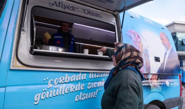 Canik Belediyesi’nden Gönülleri Isıtan İkram Hizmeti