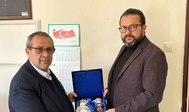 Said Çetintaş’tan Yeni Sendika Samsun İl Başkanı İlhan Öksüz’e Ziyaret