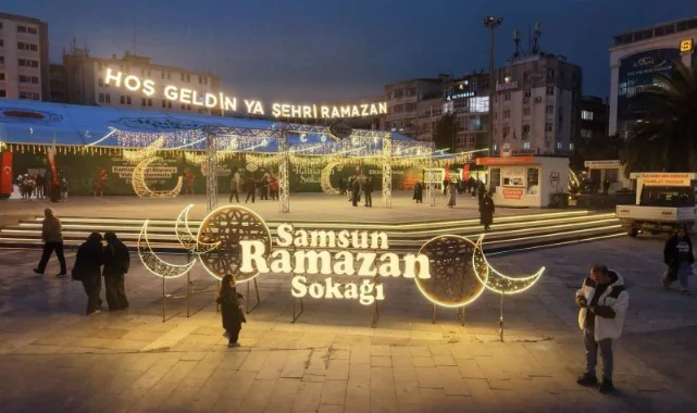Samsun’da Ramazan Sokağı Coşkusu Başladı