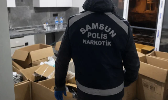 421 Bin Hap Piyasaya Sürülmeden Samsun'da Ele Geçirildi