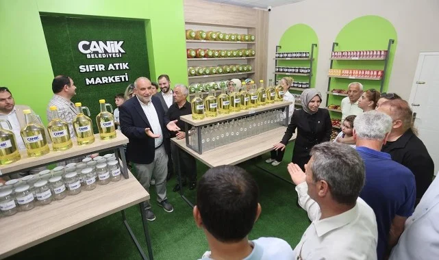 Canik Belediyesi'nden Aile Ekonomisine Dev Katkı: Atıklar Kazanca Dönüşüyor