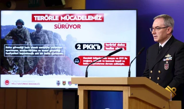 MSB: Son Bir Haftada 2 PKK’lı Terörist Teslim Oldu