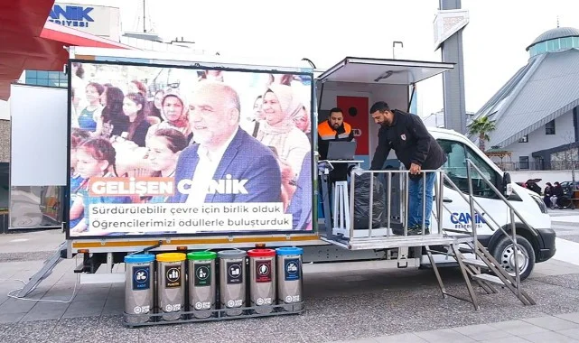 Canik'te 5 Ton Atık Geri Dönüşüme Kazandırıldı
