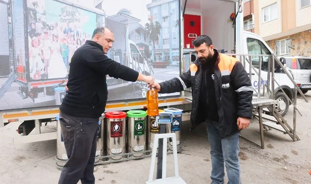 Canik'te Atığı Getirene Nakit İade