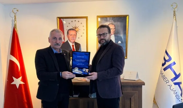 Samsun Gazeteciler Cemiyeti Başkanı Mehmet Yazıcı’dan BHA Samsun Bölge Müdürlüğü’ne Ziyaret
