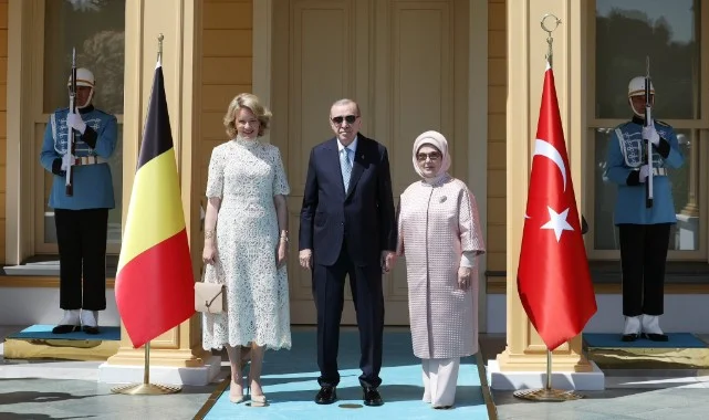 Cumhurbaşkanı Erdoğan, Belçika Kraliçesi Mathilde'yi Kabul Etti