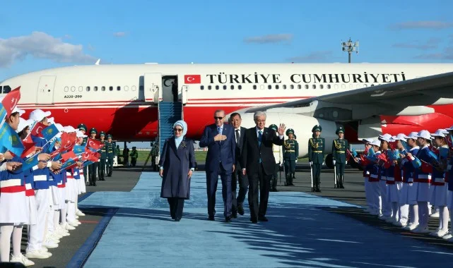 Cumhurbaşkanı Erdoğan Kazakistan’da