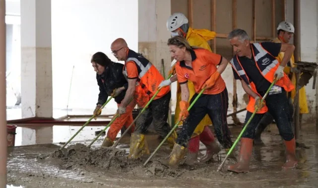 Samsun’un Havza İlçesinde Sel Sonrası Temizlik Seferberliği Devam Ediyor