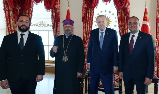 Cumhurbaşkanı Erdoğan, Patrik Maşalyan ve Milletvekili Sıvacıoğlu'nu Kabul Etti