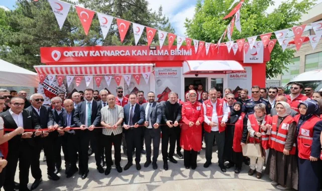 Malatya Kan Alma Birimine Oktay Kaynarca'nın Adı Verildi
