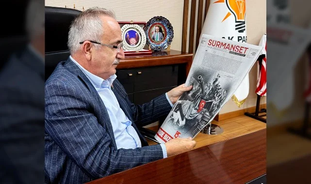 AK Parti Samsun İl Başkanı Mehmet Köse’den Sürmanşet Haber Gazetesi’nin 15 Temmuz Özel Sayısına Övgü