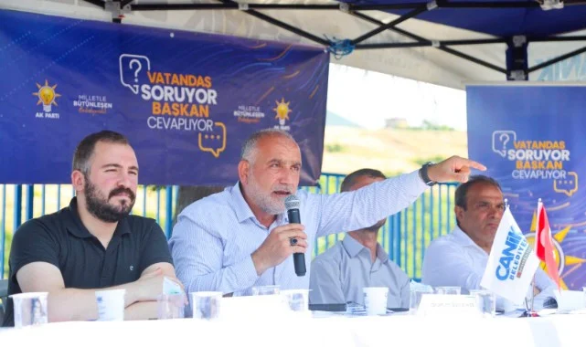 Başkan Sandıkçı Toptepe'de: Vatandaşların Taleplerini Dinledi