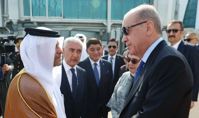 Cumhurbaşkanı Erdoğan, Katar Emiri Al Sani'ye Taziye Ziyaretinde Bulundu