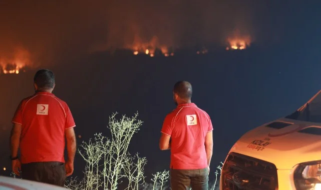 Türk Kızılay, Orman Yangınlarında 26 Noktada 47 Bin 636 Ürün Dağıttı