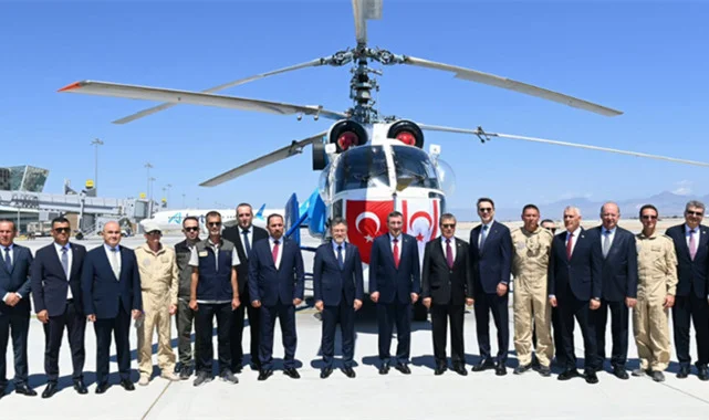 Türkiye'den KKTC'ye Yangınlarla Mücadele Desteği: Ka-32 Helikopteri Göreve Başladı