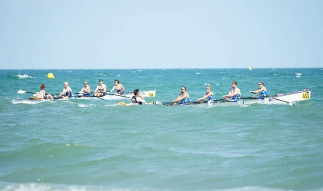 Samsun'da Türkiye Deniz Küreği Şampiyonası Başladı