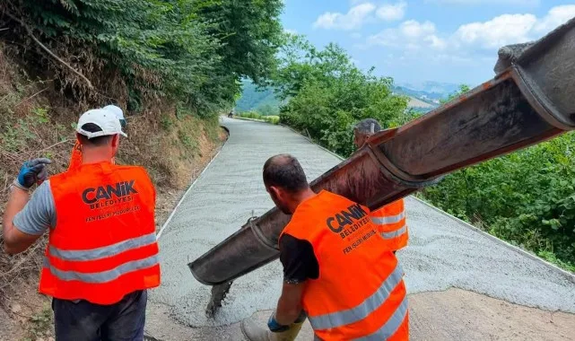 Canik Belediyesi'nden Kırsalda Ulaşım Atağı: 150 Milyonluk Yatırım