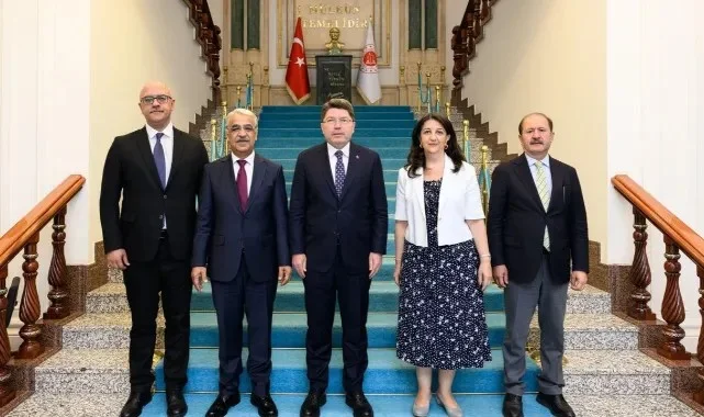 Adalet Bakanı Tunç, DEM Parti Heyetiyle Görüştü