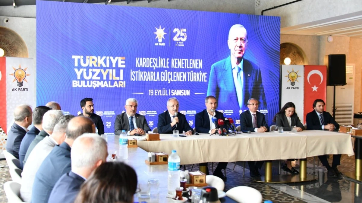 AK Parti Samsun’da 17 İlçede “Türkiye Yüzyılı Buluşmaları” İçin Sahaya İniyor