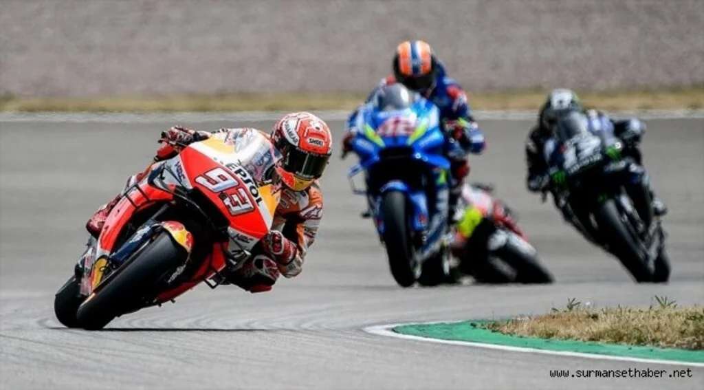 Almanya'da kazanan Marquez