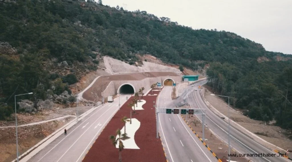 ANTALYA’NIN ULAŞIMINI RAHATLATACAK PHASELİS TÜNELİ YARIN AÇILIYOR