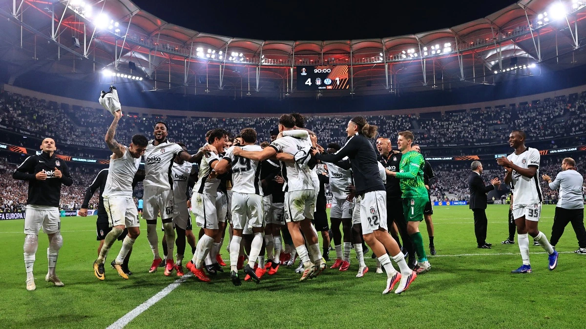 Avrupa'ya Kartal Damgası! Beşiktaş'tan Avrupa Ligi'ne 4-1'lik Başlangıç