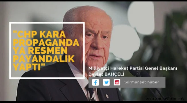 Bahçeli: Kırmızı bültenle aranan katilin takdir edilmesi namertliktir