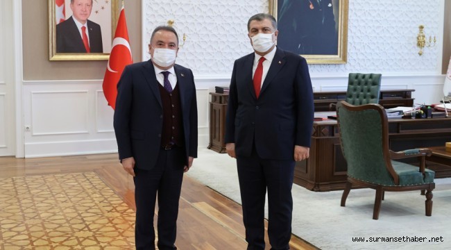 Başkan Böcek Ankara'da Kılıçdaroğlu ve Bakan Koca'yı Ziyaret Etti