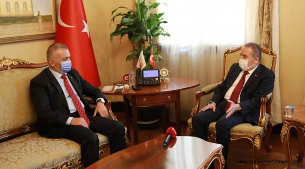Başkan Böcek’ten Vali Yazıcı’ya ziyaret