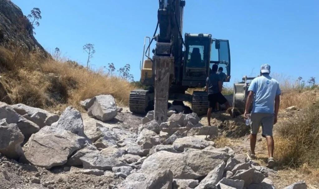Büyükşehir Bodrum’da, İçme Suyu Depo Hatlarını Yeniliyor