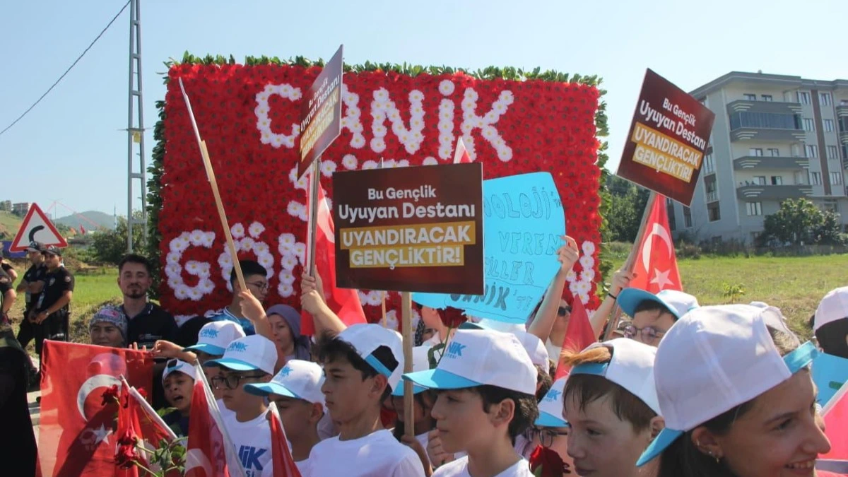 Canik'te Cumhurbaşkanı Erdoğan'a Sevgi Seli