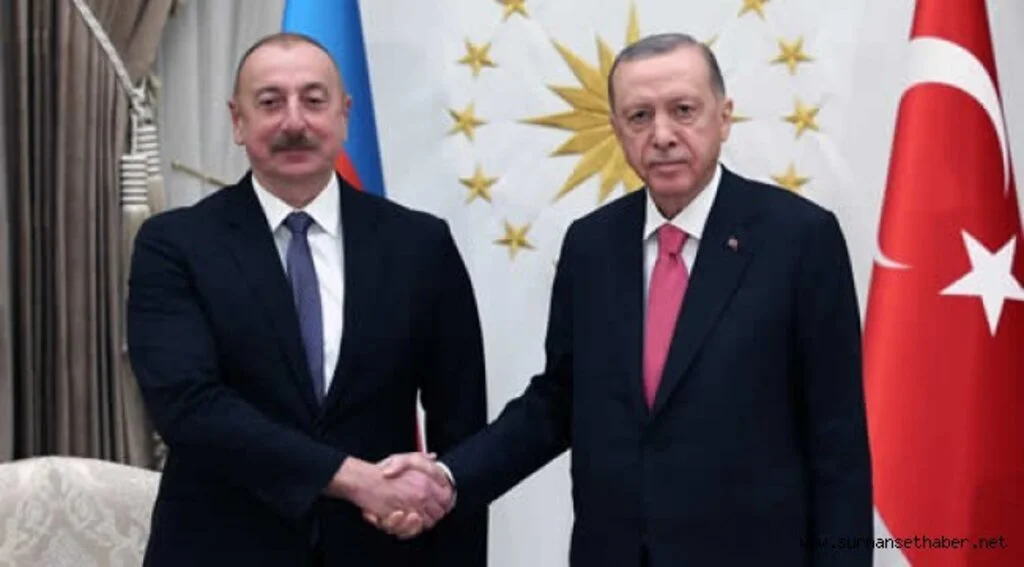 Cumhurbaşkanı Erdoğan, Azerbaycan Cumhurbaşkanı Aliyev ile görüştü