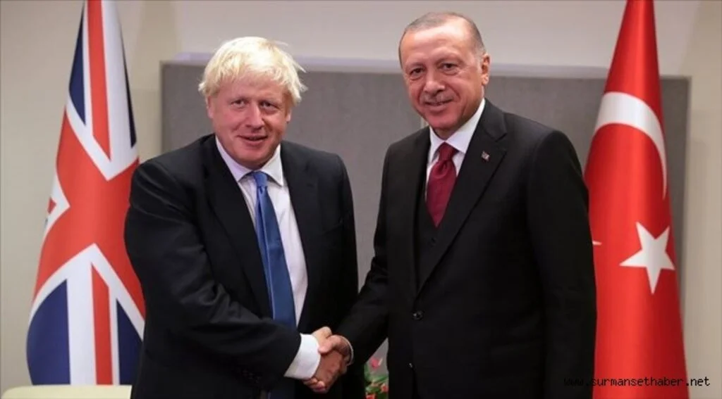 Erdoğan ile Johnson görüştü