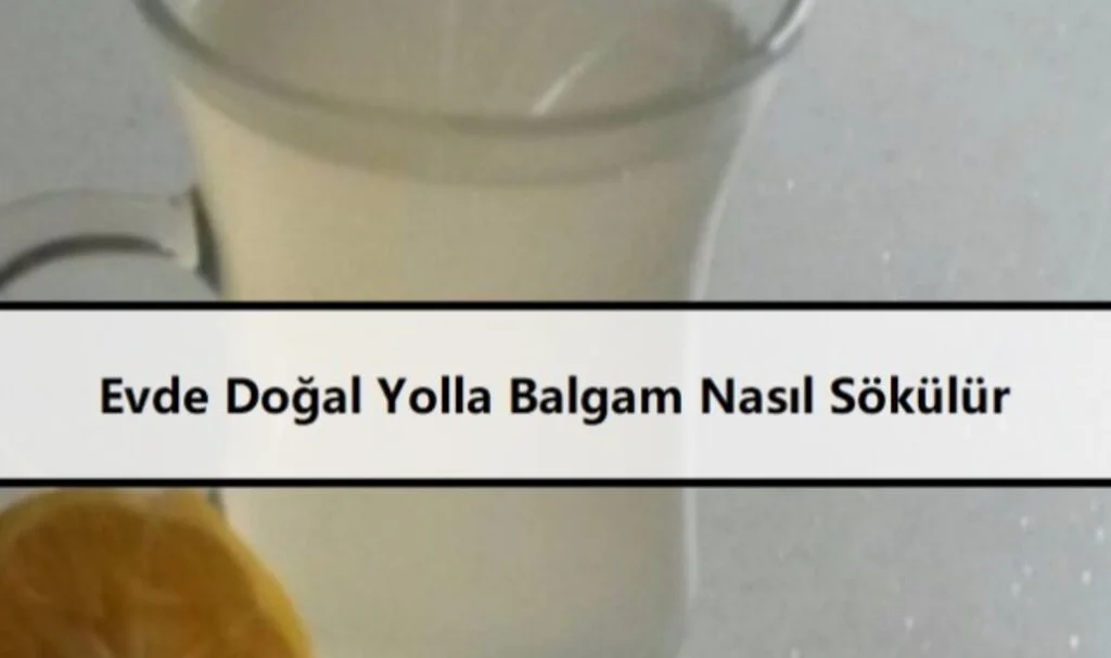 Evde Doğal Yolla Balgam Nasıl Sökülür